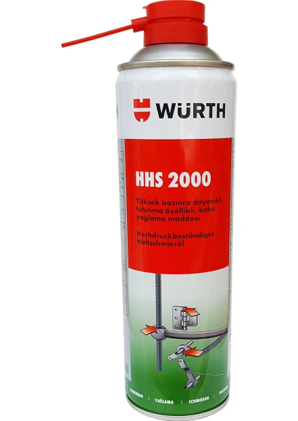 Würth Hhs 2000-Zincir Yağlama Spreyi 500Ml