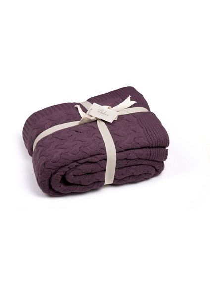 Çift Kişilik Akrilik Örgü Battaniye