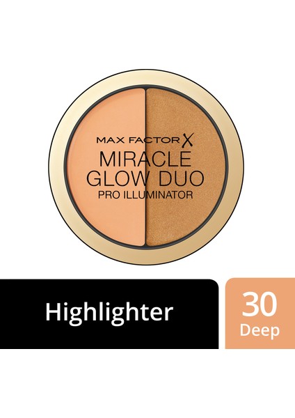 Max Factor Miracle Glow Duo 30 Deep Fondöten