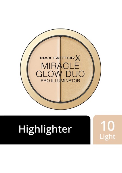 Max Factor Miracle Glow Duo 10 Light Fondöten