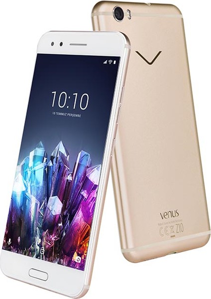 Venüs Z10 (Vestel Garantili) Beyaz - Altın
