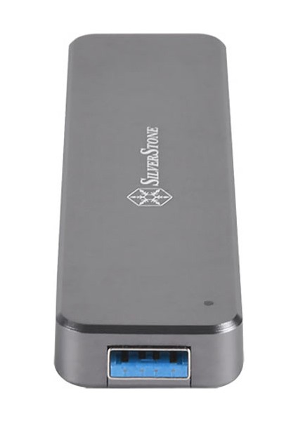 USB3.1 Type A&C - M.2 SATA Harici Kutu (SST-MS09C)