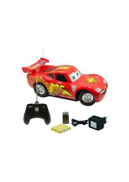 Büyük Boy 28 Cm Uzaktan Kumandalı Sarjlı Şimşek Mcqueen Araba Cars