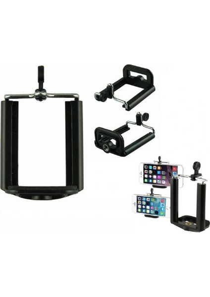 Telefon Tutucu Tripod Ve Selfie Cubugu Baglanti Aparati