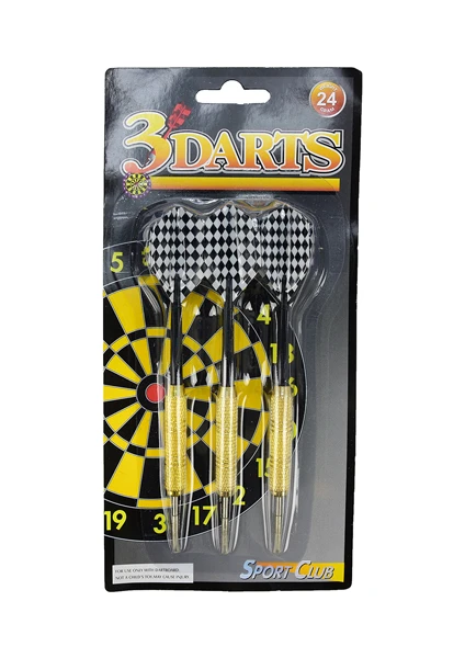 AP502 24 Gr Pirinç 3 lü Dart Oku Seti Mavi