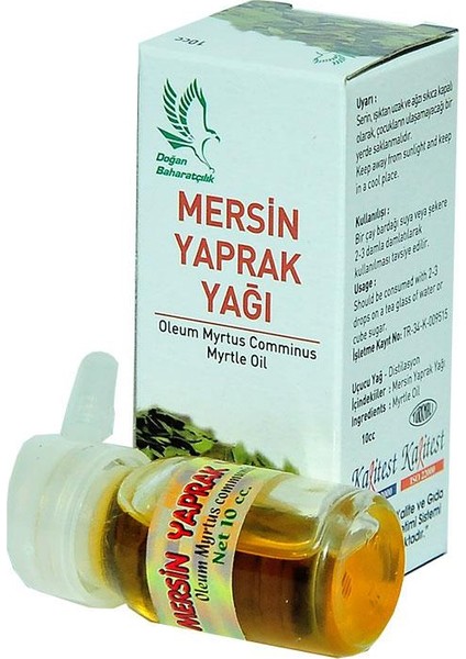 Mersin Yaprak Yağı 10 Cc