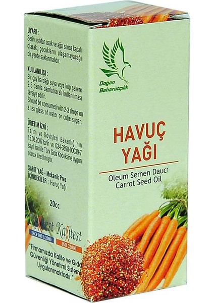 Havuç Yağı 20 Cc