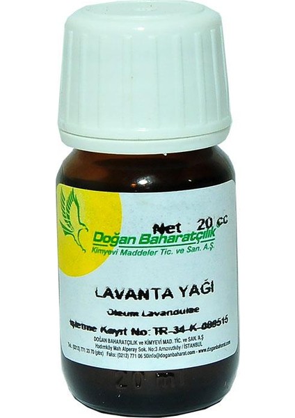 Lavanta Yağı 20 Cc