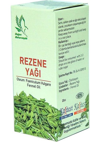 Rezene Yağı 20 Cc