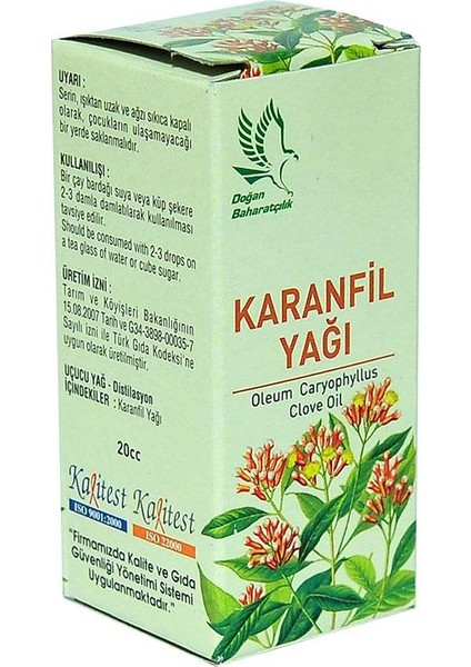 Karanfil Yağı 20 Cc