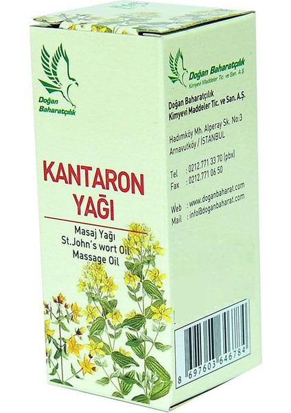 Kantaron Yağı 20 Cc