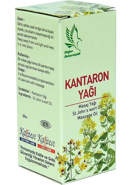 Kantaron Yağı 20 Cc