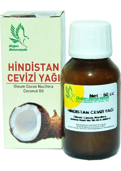 Hindistan Cevizi Yağı 50 Cc