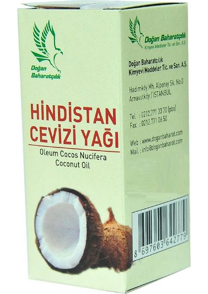 Hindistan Cevizi Yağı 50 Cc