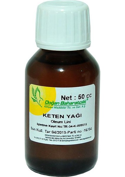 Keten Yağı 50 Cc