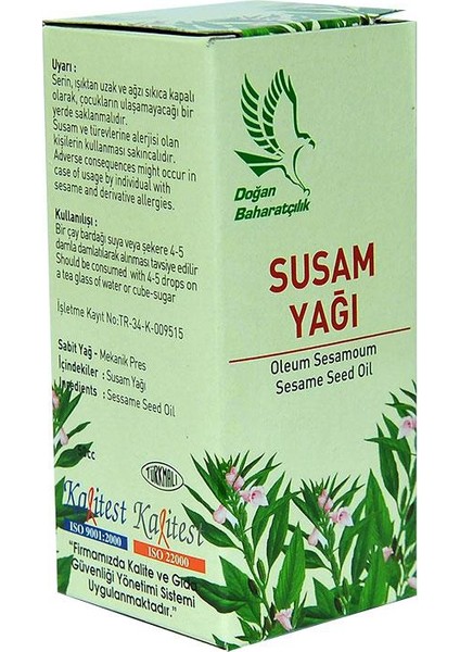 Susam Yağı 50 Cc