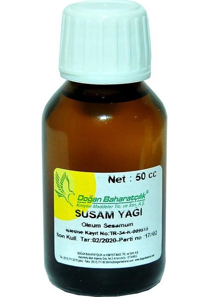 Susam Yağı 50 Cc