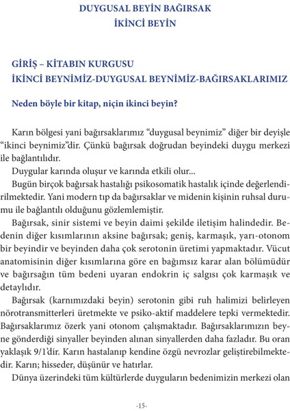 Duygusal Beyin: Bağırsak - Hüseyin Nazlıkul