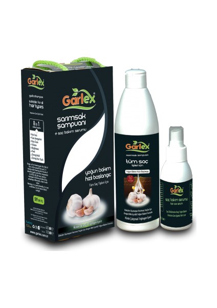 Garlex Yeni Sarımsak Formül 400 Ml Şampuan + 100 Ml Serum