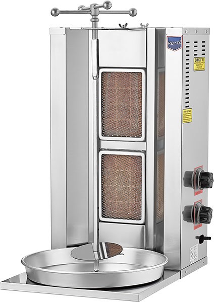 2 Radyanlı Doğalgazlı Döner Ocağı CE Belgeli