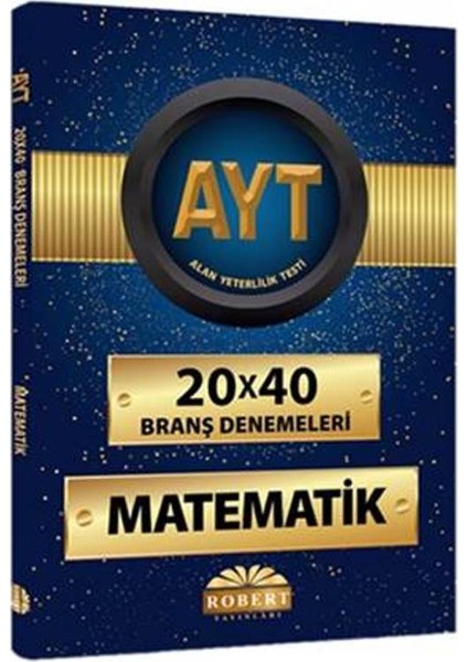 Robert Ayt 20X40 Branş Denemeleri: Matematik