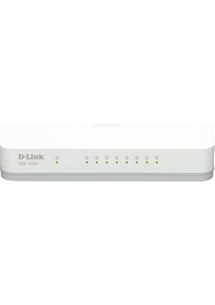 DGS-1008A 8 Port 10/100/1000Mbps Plastik Kasa Masaüstü Switch