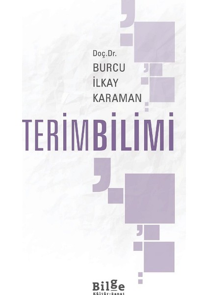 Terimbilimi - Burcu İlkay Karaman