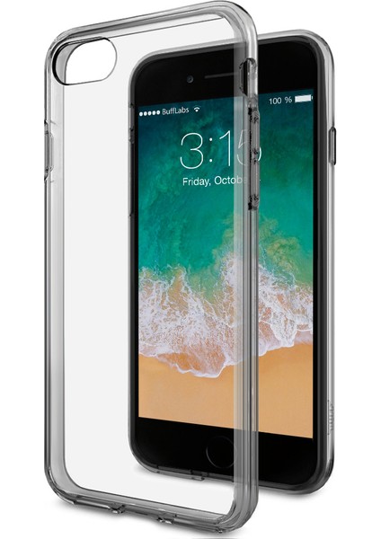 Buff iPhone SE 2020 / 8 / 7 Air Hybrid Kılıf Smoke Black modelleri