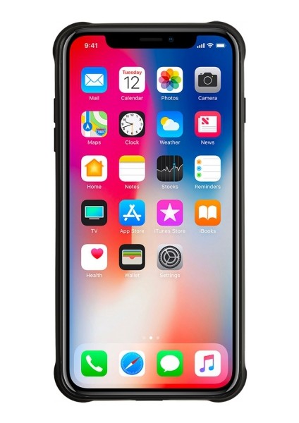 Apple iPhone X Black Armor Kılıf