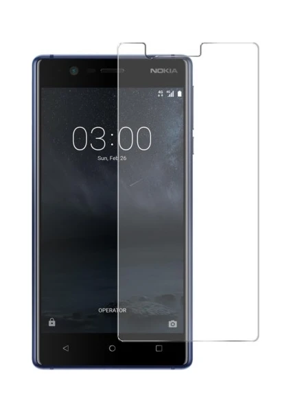 Nokia 3 Glass Ekran Koruyucu Cam