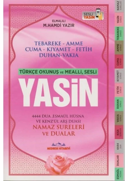 Yasin Orta Boy Sesli (Bilgisayar Hatlı) (Açık Pembe)