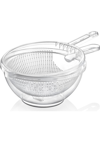 Plastik Katlı Süzgeç Şeffaf(41299)