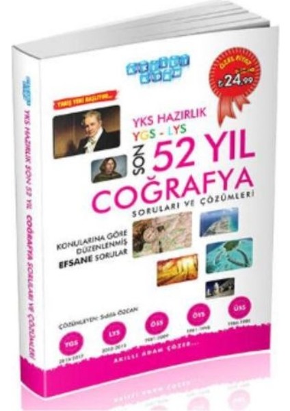 Akıllı Adam Yks Hazırlık Son 52 Yıl Coğrafya Soruları Ve Çözümleri