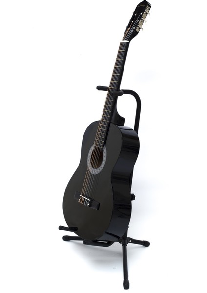 Klasik Gitar SİYAH 39,5 İNÇ 4/4 Tam Boy KILIF+PENA HEDİYE