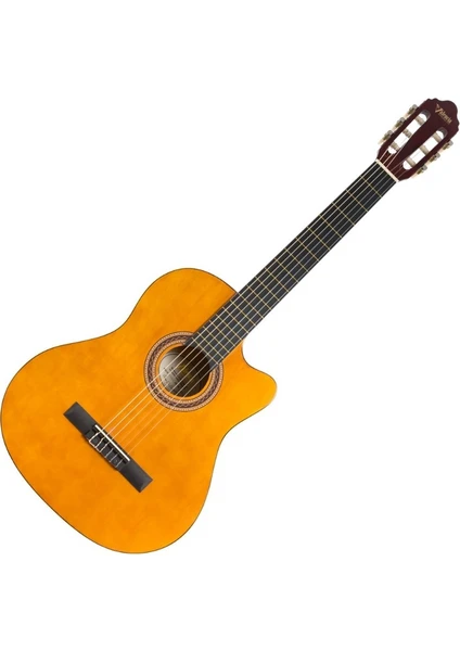 VC104TC Naturel Cutaway Klasik Gitar 4/4 (Sap Çelik+Kılıf)