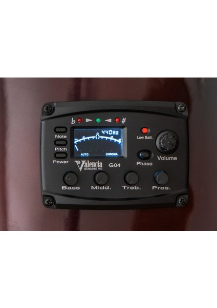 Vc104Ce Elektro Klasik Gitar 4/4 Cutaway Kasa Elektronik - G04 4 Band Eq Preamp&Tuner indirimleri
