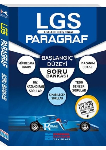 8.Sınıf LGS Başlangıç Düzeyi K Serisi Paragraf Soru Bankası