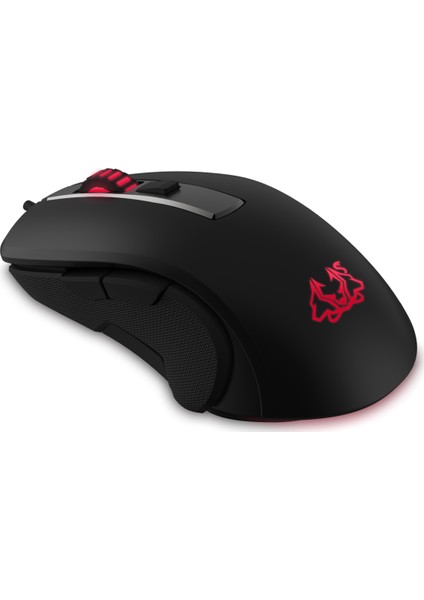 Cerberus Fortus RGB LED Aydınlatma Örgülü Kablo Oyuncu Mouse