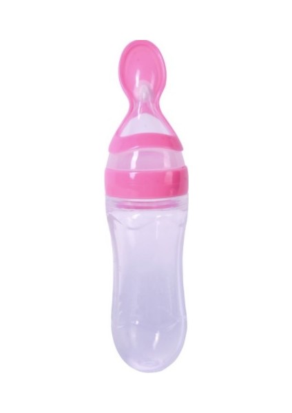 Yumuşak Silikon Kaşıklı Biberon Gıda Takviyesi 90 ml