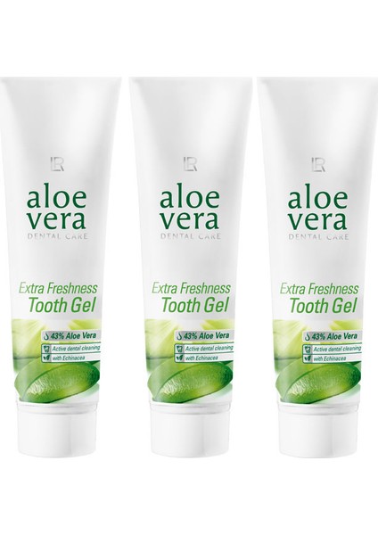 Aloe Vera Extra Freshness Tooth Jel (Hassas Dişler İçin Diş Macunu) 3 Adet