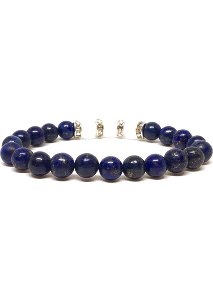 Lapis Lazuli ve Kuvars Taşlı Bileklik