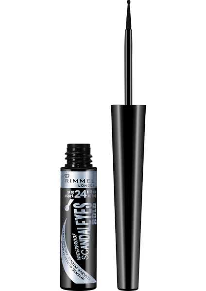 Rimmel London Scandal'Eyes Waterproof Bold Liquid Eyeliner Black