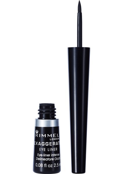 Rimmel London Exaggerate Eyeliner 001 100% Black