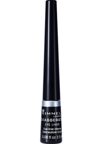 Rimmel London Exaggerate Eyeliner 001 100% Black