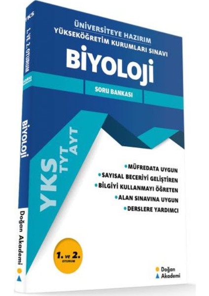 Üniversiteye Hazırım Yks Tyt-Ayt Biyoloji Soru Bankası
