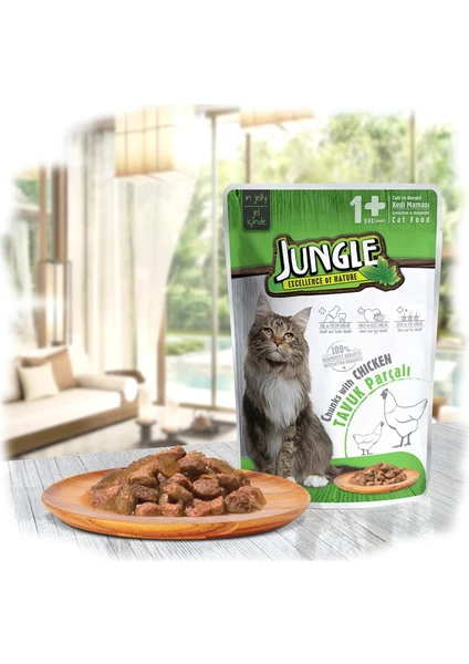 JUNGLE YAS YET. KEDI MAM. YAVUK PAR. 100 GR 22 adet