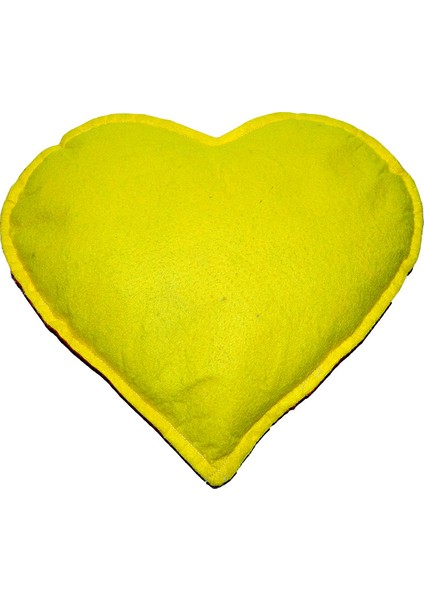 Lokman Avm Tuz Yastığı Kalp Desenli Sarı - Kırmızı 2.5 Kg