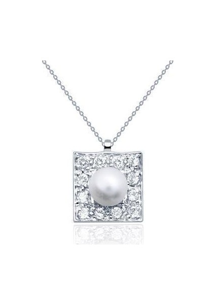 14 Ayar Altın İncili Kolye