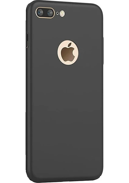 iPhone 8 Plus Premium Matte Silikon TPU Kılıf + Tempered Cam