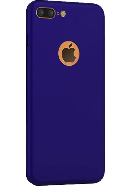 iPhone 8 Plus Premium Matte Silikon TPU Kılıf + Tempered Cam